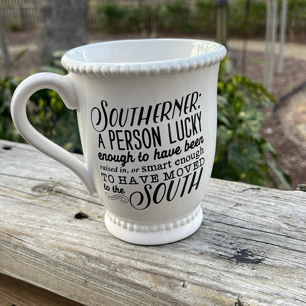 Mud pie “Southerner” Coffee Mug NWOT